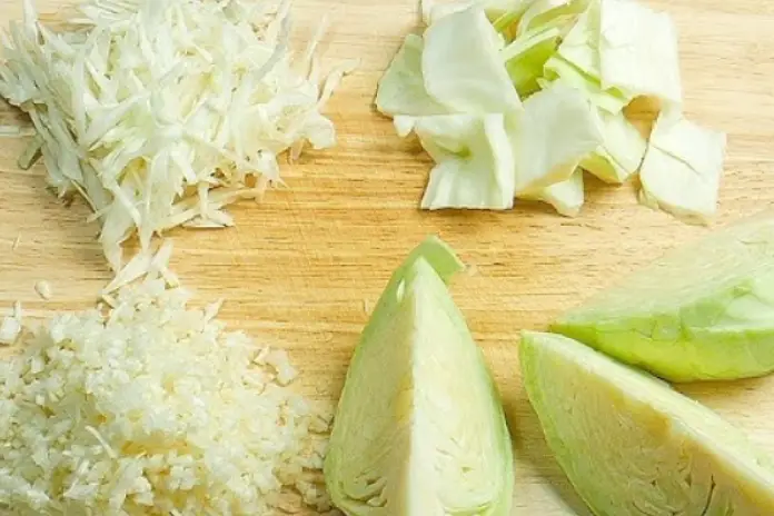 Формы нарезки капусты в кулинарии