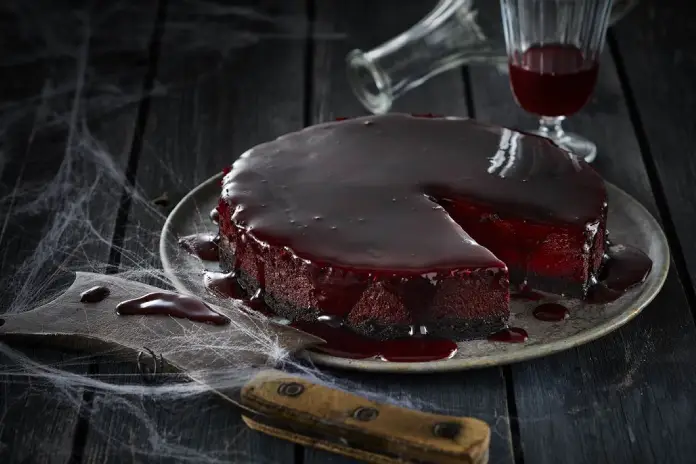 Еда на Хэллоуин: Хэллоуинский чизкейк