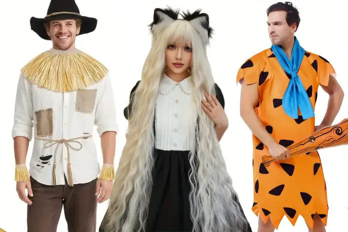 Смешные костюмы на Хэллоуин: Пещерный человек, Пугало, Кукла